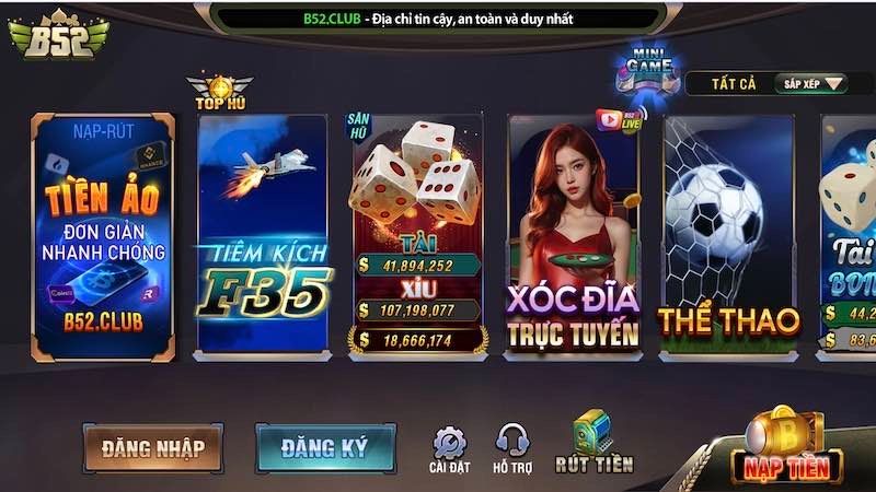 Giới thiệu về Game Bài B52 Club